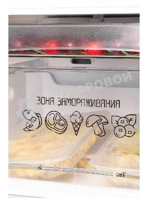 Холодильник Nordfrost NRG 162NF DTM темный титан двухкамерный 205/105л морозилка снизу, No Frost