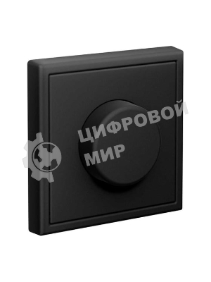 Светорегулятор поворотно-нажимной (диммер) ArtGallery LED RC 400Вт механизм карбон SE GAL001023