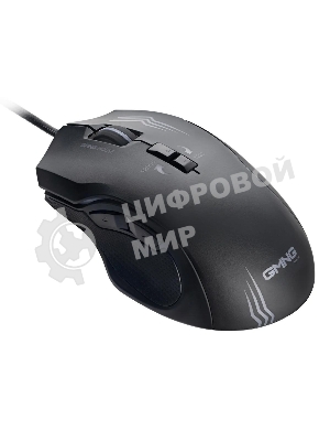 Мышь проводная GMNG 930GM черный, 12800 dpi, USB, кнопки - 7
