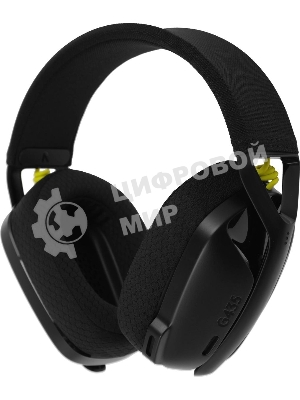 Гарнитура Logitech G435 чёрный/жёлтый, беспроводная, Bluetooth/USB, до 18 ч