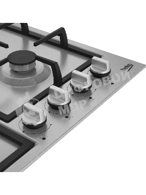 Встраиваемая газовая варочная поверхность Beko HIYG 64225 SXO нержавеющая сталь