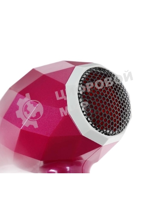 Фен Kelli KL-1124 розовый, 1800 Вт, компактный
