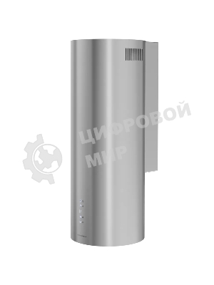 Вытяжка Kuppersberg, цилиндрическая, настенная, 35 см, электронное кнопочное управление, таймер, отвод/рециркуляция, 3 скорости, производительность 850 м3/ч, LED освещение, обратный клапан, уровень шума 68 дБ, угольный фильтр CF110 (опция), цвет нержавеющая сталь