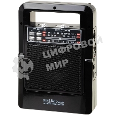 Радиоприемник портативный Сигнал Vikend Traveler черный USB SD/MMC