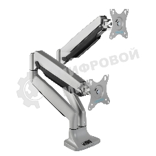 Кронштейн Kromax OFFICE-22 серебристый, 4 шт/уп. Кр. алюм. настол. для мон. 17