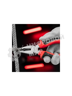 Плоскогубцы комбинированные Matrix 17091 180 мм, хром-ванадий, двухкомпонентные рукоятки