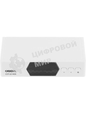 Приставка для цифрового ТВ Cadena CDT-2214SB белый, DVB-T2, DVB-T, HDMI, USB 2.0