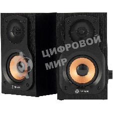 Акустическая система Oklick OK-162 2.0 темное дерево 8Вт