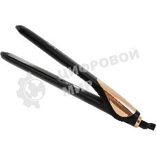 Выпрямитель для волос Centek CT-2023 черный/золотистый, 22 мм, 220 °C, 1 режим
