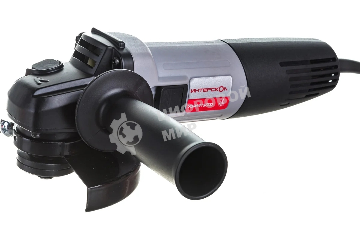 Угловая шлифовальная машина Интерскол УШМ-115/700 750Вт 11000об/мин рез.шпин.:M14 d=115мм
