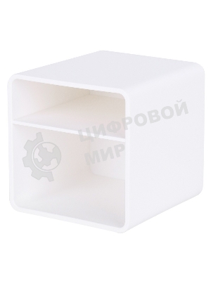 Подставка Deli ENS011белый Nusign 2 отделения для письменных принадлежностей, 84х84х86мм, белый, пластик