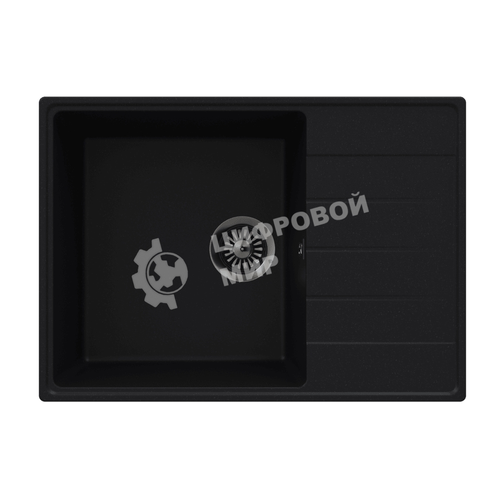Кухонная мойка Maunfeld Lacrima 700 MFQS-700B черный