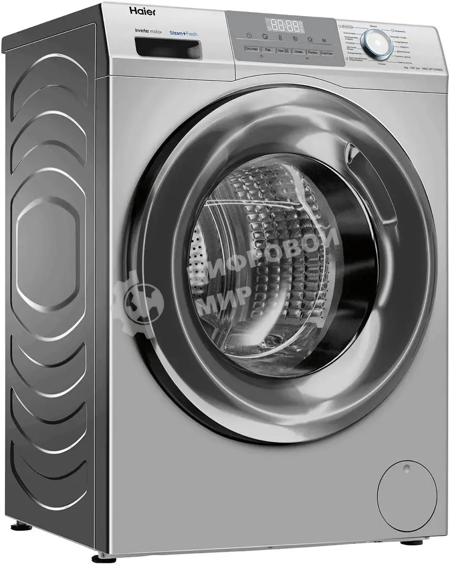 Стиральная машина Haier HW60-BP12929BSE серебристый загр. фронтальная макс.: 6 кг 1200об/мин класс: А+++