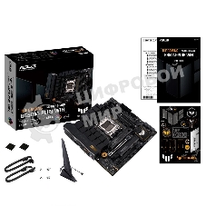Материнская плата ASUS TUF GAMING B650M-PLUS WIFI, AM5, AMD B650, 4xDDR5, 4xSATA, 2xM.2, 1xPCIe 4.0 x16, 1xPCIe 4.0 x4, 1xDP, 1xHDMI, 1x 2.5Gb LAN, 4xUSB-A 3.2 Gen 2, 1xUSB-A 3.2 Gen 1, 1xUSB-C 3.2 Gen 2x2, 5x3.5 мм, 7.1, mATX