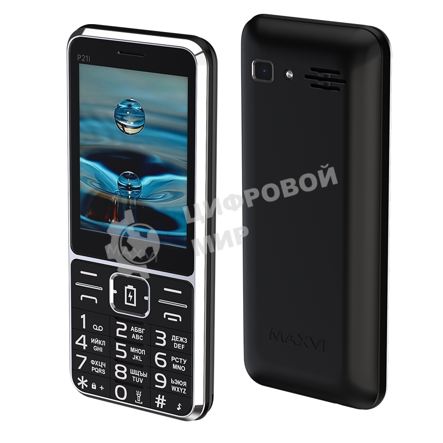 Мобильный телефон Maxvi P21i черный