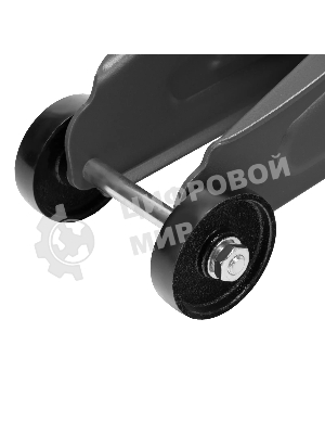 Домкрат гидравлический подкатной с фиксатором Denzel 2,8 т, 135-385 мм