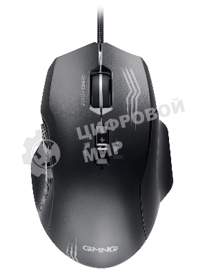 Мышь проводная GMNG 930GM черный, 12800 dpi, USB, кнопки - 7