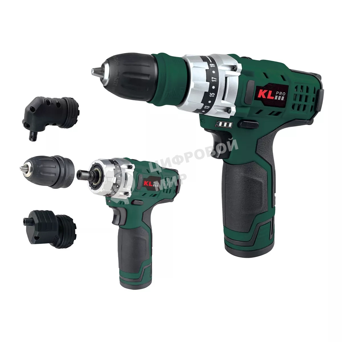 Дрель-шуруповерт Klpro KLNM1020S0, 10,8 В, 2 Ач, 30 Нм, бесщеточный