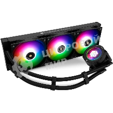 Система жидкостного охлаждения Thermalright Core Vision 360 (360mm, LED, Black, ARGB/Fans: 3x120mm, 72.37CFM, 27.7dBA, 2000RPM/Pump height 66mm, Rad thickness 27mm/S: 1700, 1200, 1851, 115X, 2011, 2066, AM5, AM4)