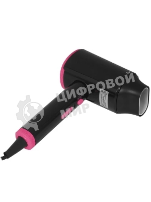 Фен ECON ECO-BH204D черный/розовый, 2000 Вт