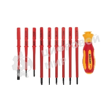 Набор отверток диэлектрических Rexant, 123 предмета