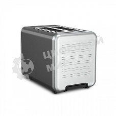 Тостер BQ T4002, 850 Вт, 7 степеней поджаривания, стальной/черный