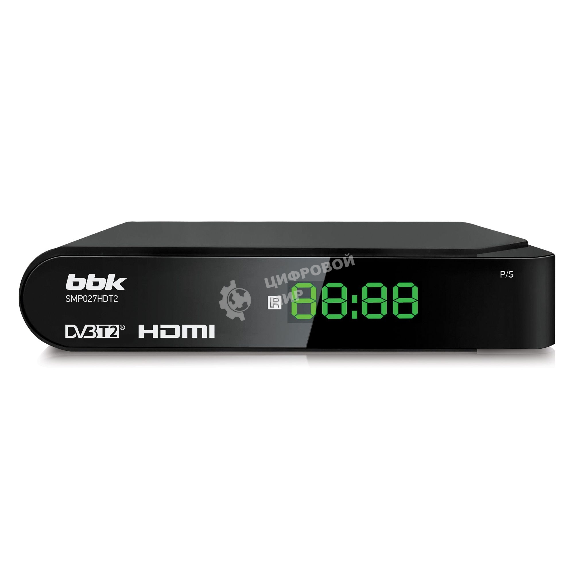Приставка для цифрового ТВ BBK SMP027HDT2 черный, DVB-T2, DVB-T, HDMI, USB 2.0