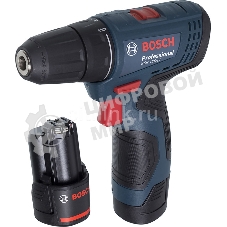 Дрель-шуруповерт Bosch GSR-120, 12 В, 2 Ач, 30 Нм, щеточный