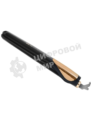 Выпрямитель для волос Centek CT-2023 черный/золотистый, 22 мм, 220 °C, 1 режим