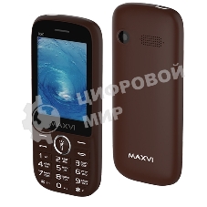 Мобильный телефон Maxvi K20 кофейный