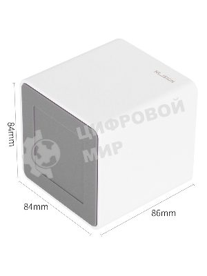 Подставка Deli ENS011белый Nusign 2 отделения для письменных принадлежностей, 84х84х86мм, белый, пластик