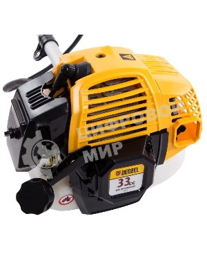 Триммер бензиновый Denzel DR-33S, 33 см3, разъемная штанга, состоит из 2 частей