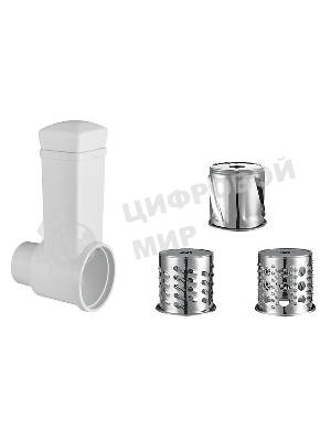 Мясорубка электрическая BBK MG2005 2000 Вт, белый/серый, 2000 Вт, 2.0 кг/мин, реверс, защита от перегрузки, металлический лоток, насадки - 7