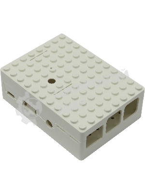 Корпус ACD RA181 белый для микрокомпьютера Raspberry Pi 3 White ABS Plastic Building Block case for Raspberry Pi 3