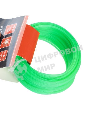 Леска PATRIOT D 2,0 мм L 12 м (звезда, зеленая) 200-12-3, картонный подвес