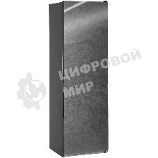 Холодильник Nordfrost NRG 162NF GSS серый мрамор двухкамерный 205/105л морозилка снизу, No Frost