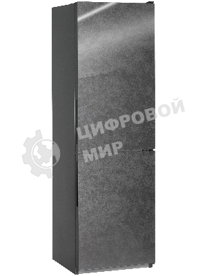 Холодильник Nordfrost NRG 162NF GSS серый мрамор двухкамерный 205/105л морозилка снизу, No Frost