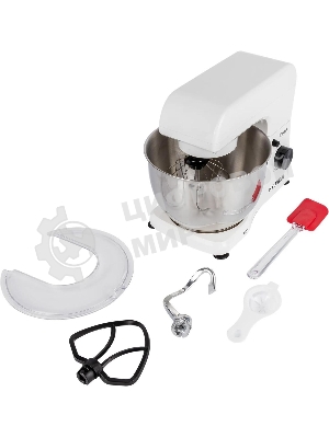 Миксер планетарный Hyundai HYM-S4451 1000 Вт, белый/черный