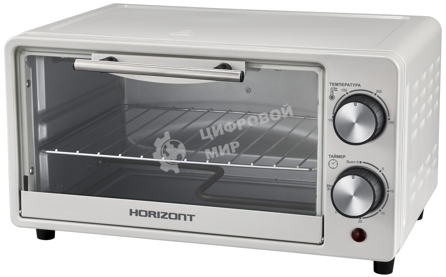 Мини-печь Horizont MO-0904W 800 Вт, 9 л, белый