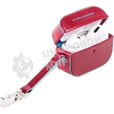 Чехол для наушников Piquadro Blue Square AC5308B2/R красный натур.кожа