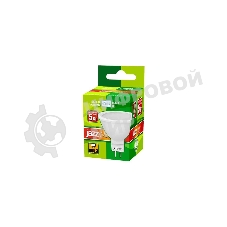Лампа светодиодная JazzWay PLED-ECO-JCDR 5Вт 4000К белый GU5.3 400лм 220-240В