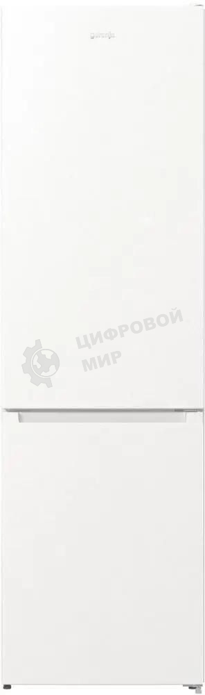 Холодильник Gorenje NRK6201EW4 белый двухкамерный 235/96 л морозилка снизу, No Frost