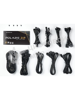 Блок питания Chieftec Polaris 3.0 PPS-1250FC-A3, 1250Вт, 80 PLUS Gold, 135мм, модульный, черный