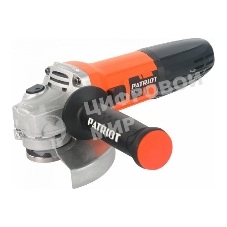 Угловая шлифовальная машина PATRIOT AG 120Mвибро, пылезащищенная. 720 Вт, Диск 125 мм, 11000 об/мин