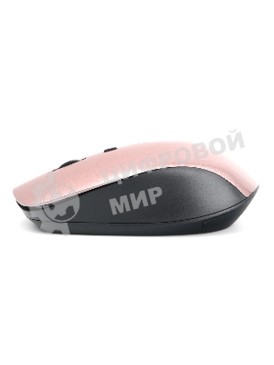 Мышь беспроводная Gembird MUSW-250-3 розовый, 1600 dpi, радиоканал, USB, кнопки - 4