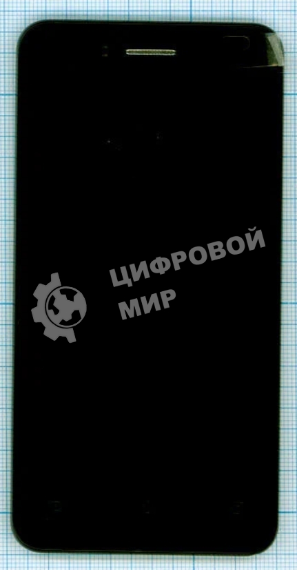 Дисплей для Asus PadFone mini 4.3, черный с рамкой