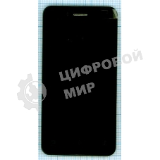 Дисплей для Asus PadFone mini 4.3, черный с рамкой