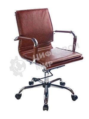 Кресло Бюрократ CH-993-Low/Brown коричневый, экокожа