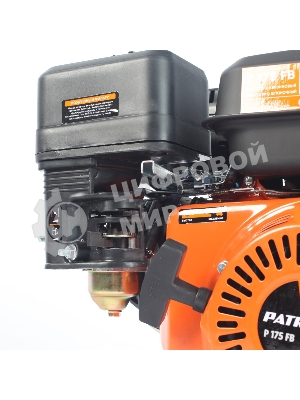 Двигатель PATRIOT P175FB7.8лс 220см3 3600об/мин бак3.6л хвостовик19.05мм шпонка 15кг