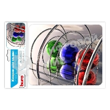 Коврик для мыши Buro BU-S48023 рисунок/сферы